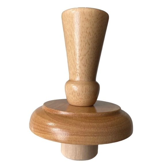 STANDARD Neck Finial Natural Wood - Picture 1 of 4